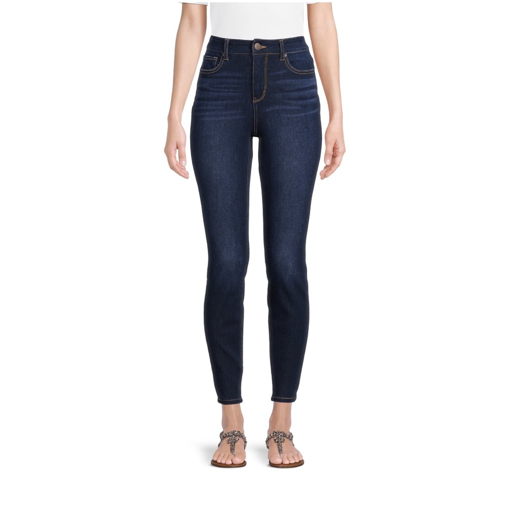 Time and Tru Women's High Rise Skinny Jeans, 29" Inseam